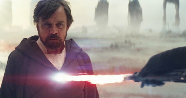 Luke Skywalker's Force projection in 'The Last Jedi.'