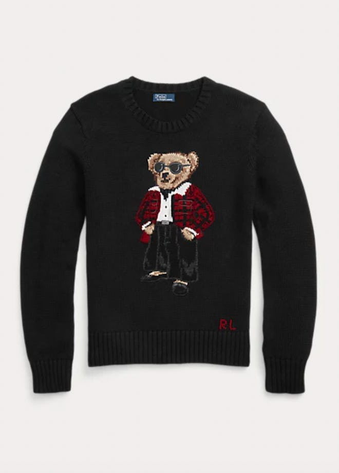 Polo Bear Cotton-Blend Sweater