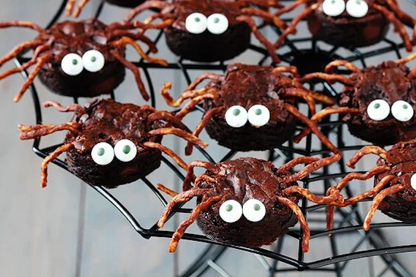 brownie halloween spiders