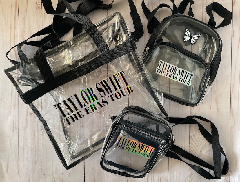 Taylor Swift Eras Tour | Clear Stadium-Approved Bag, Mini Backpack, or Crossbody