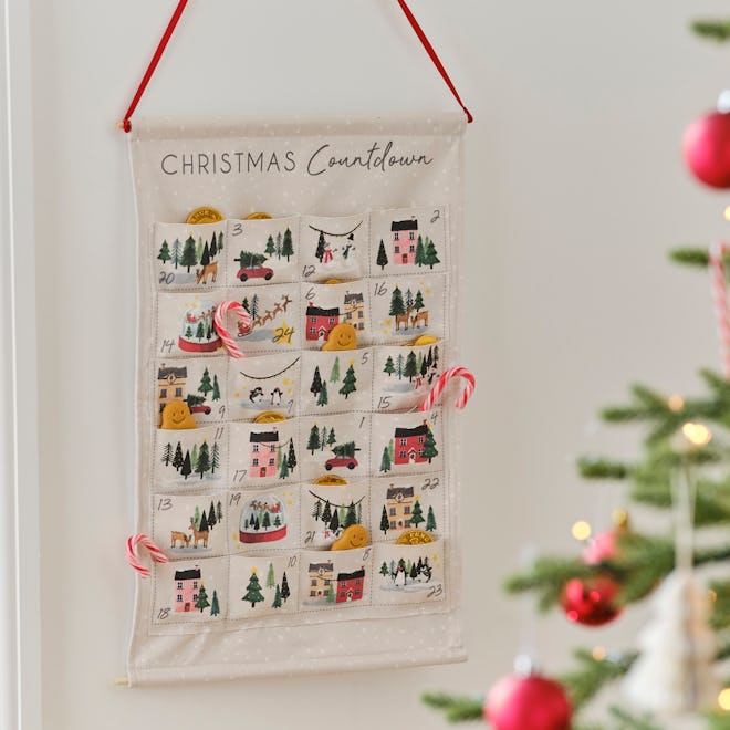 Fabric Christmas Advent Calendar Kit