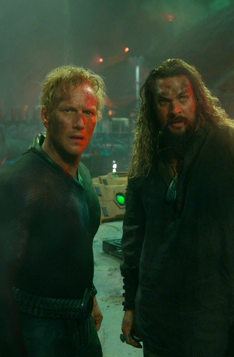 Patrick Wilson and Jason Momoa in Aquaman: The Lost Kingdom
