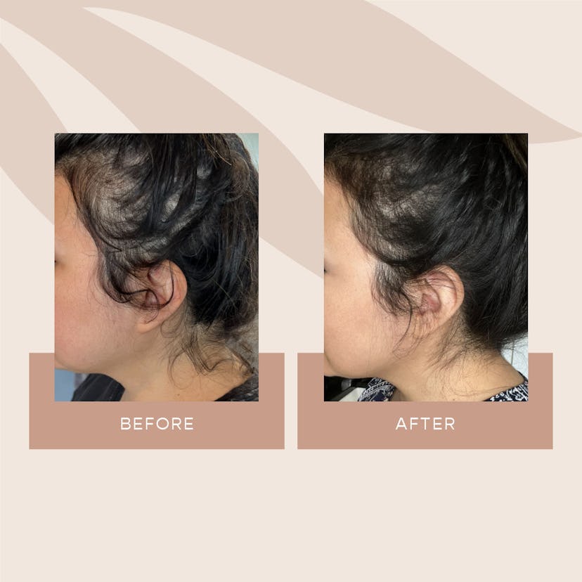 A Vegamour fan’s results after participating in the #Vegamourchallange.