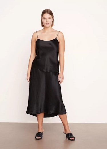 Satin Slip Skirt