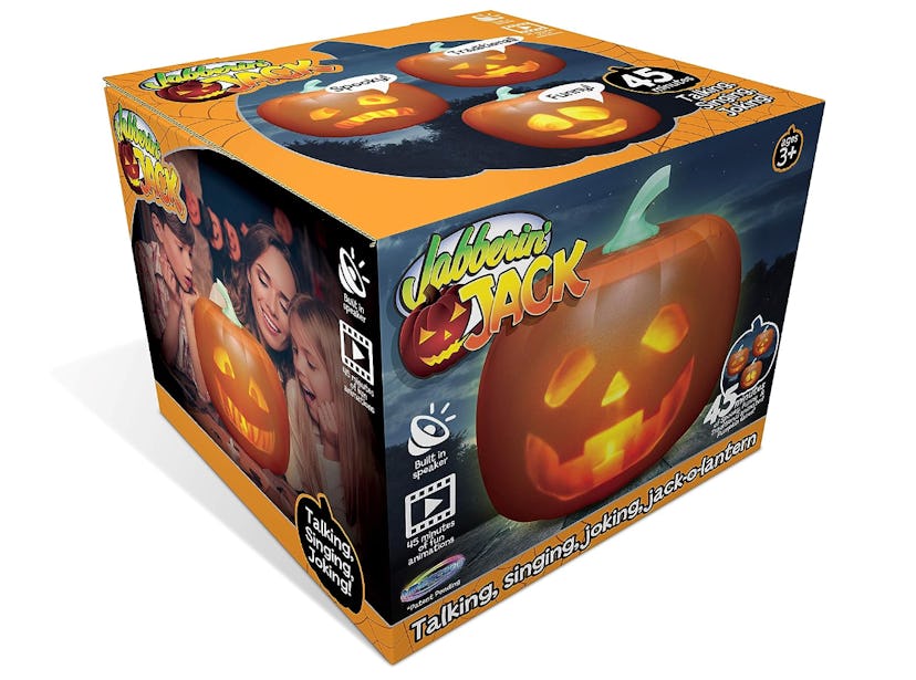 Jabberin' Jack Animated Singing Pumpkin Decoration 