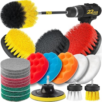 Holikme Drill Brush Attachments Set (22 Pieces) 