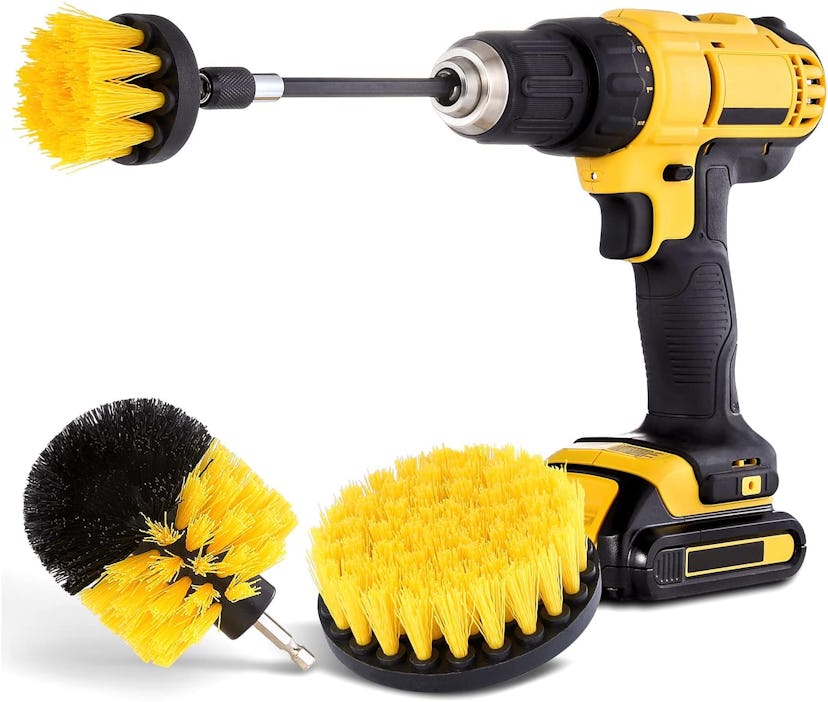 Hiware Drill Brush Attachment Set (4-Pieces)