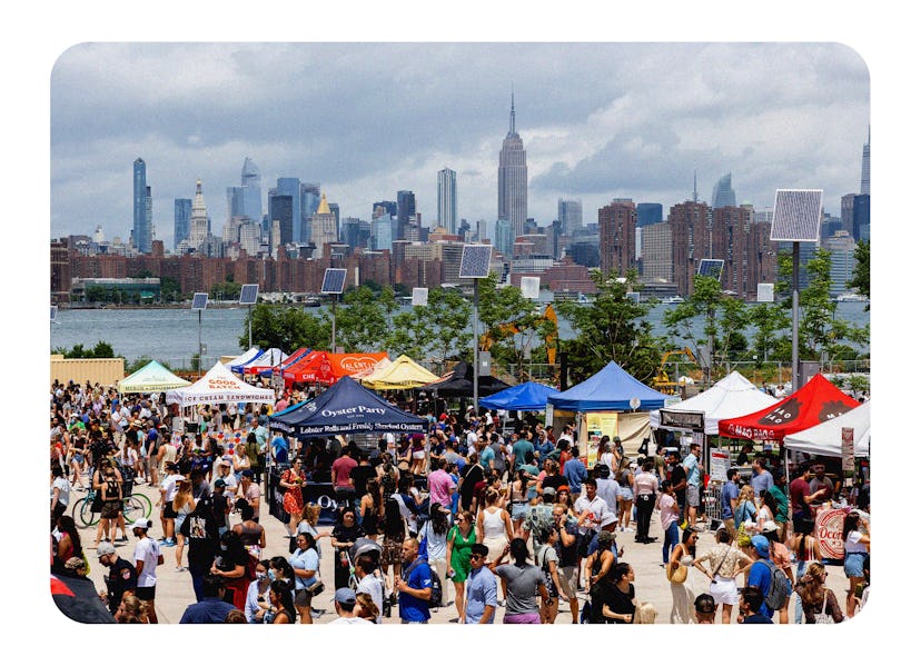 Smorgasburg, a food market in Williamsburg, Brooklyn that's great for families