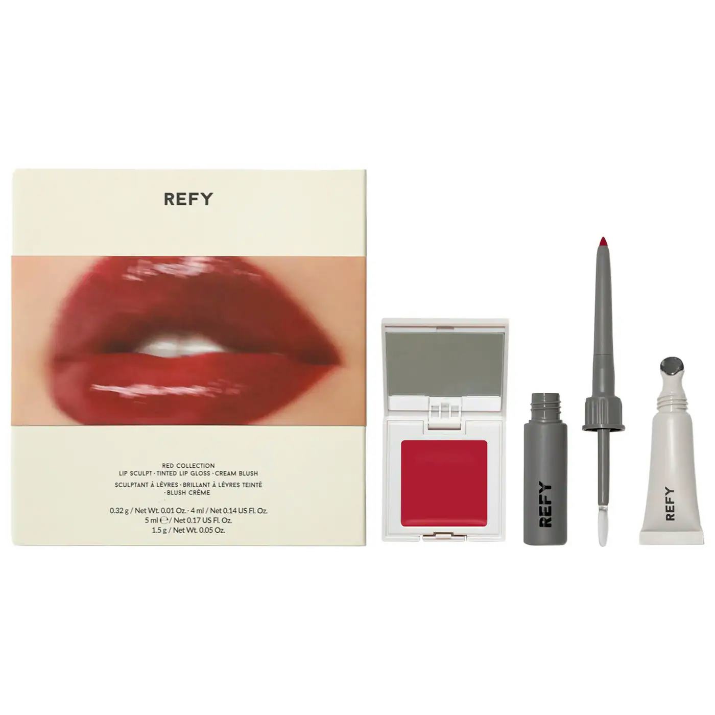 REFY Red Collection Lip &amp; Cheek Set