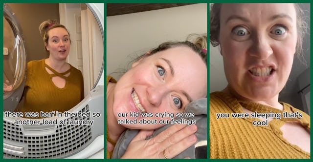 TikTok mom and creator Farideh sings about how infuriating the "good dad" compliment is.