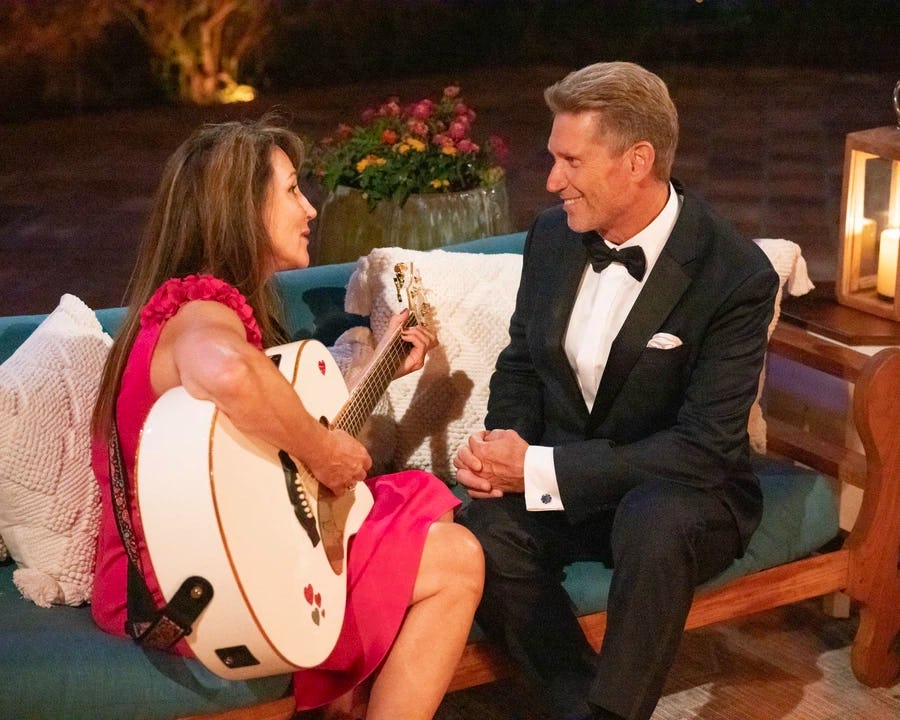 Faith Martin serenaded Gerry Turner on &lsquo;The Golden Bachelor&rsquo; with an original song, “Something Beaut&hellip;