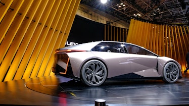 Lexus LF-ZC concept car at Japan Mobility Show 2023