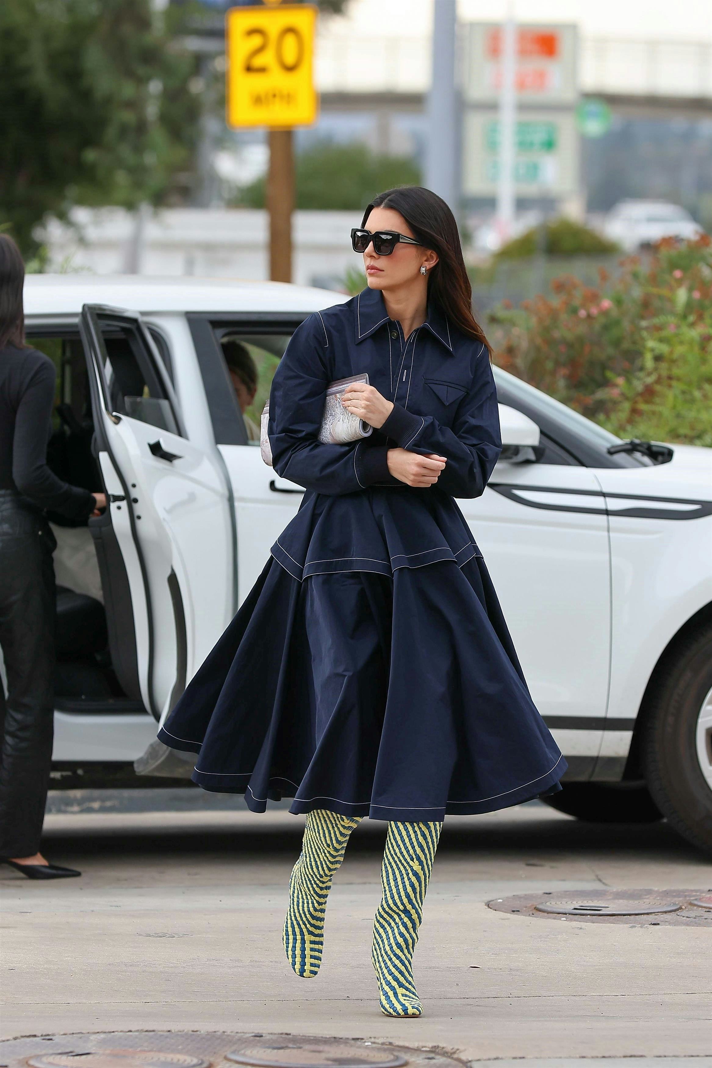 Kendall Jenner Brought Her Fashion A-Game to the Gas Station in