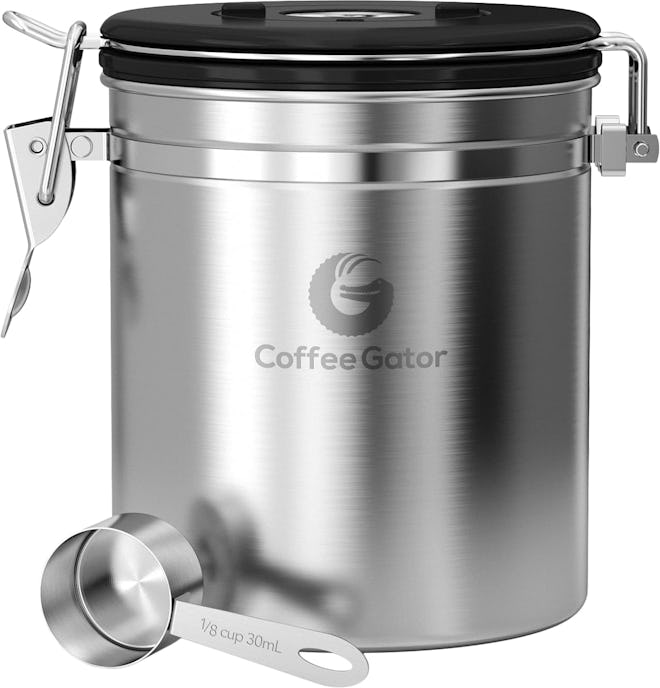 Coffee Gator Stainless Steel Canister 