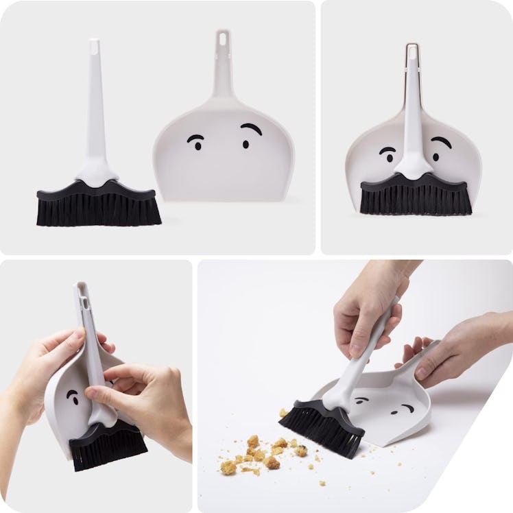 Peleg Design Dustache Small Dustpan and Brush Set