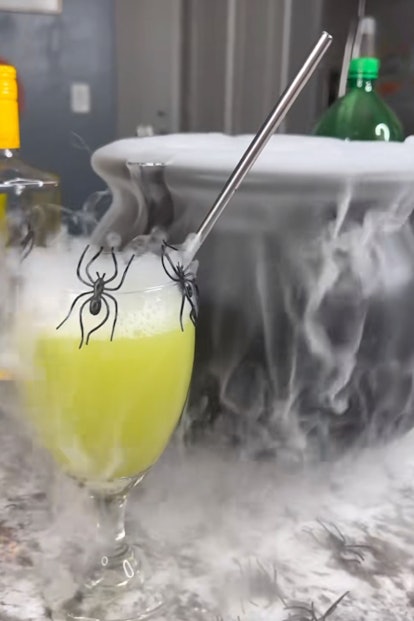 The witches brew punch from TikTok is a Halloween cocktail to make for your party. 