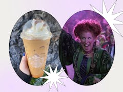 I tried the Starbucks 'Hocus Pocus' latte with a pumpkin spice latte and apple brown sugar syrup. 