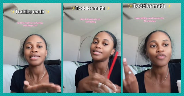 One mom summed up the frustration that is being a parent to a toddler in what she calls “toddler mat...