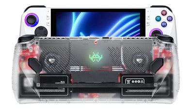 Jsaux Back Transparent Game Console Plate For Steam Deck