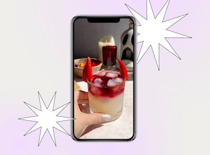 You can find Halloween cocktail tutorials on TikTok for your party drink menu. 