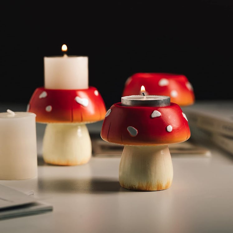 CHUNCHE Mushroom Candle Holder (3-Pack)