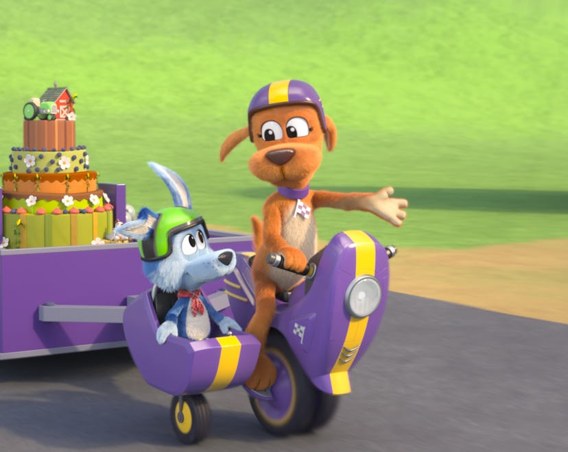 Tag and Scooch Pooch in Go Dog Go.