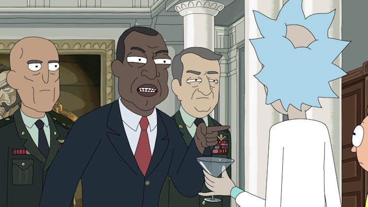 the president in rick and morty