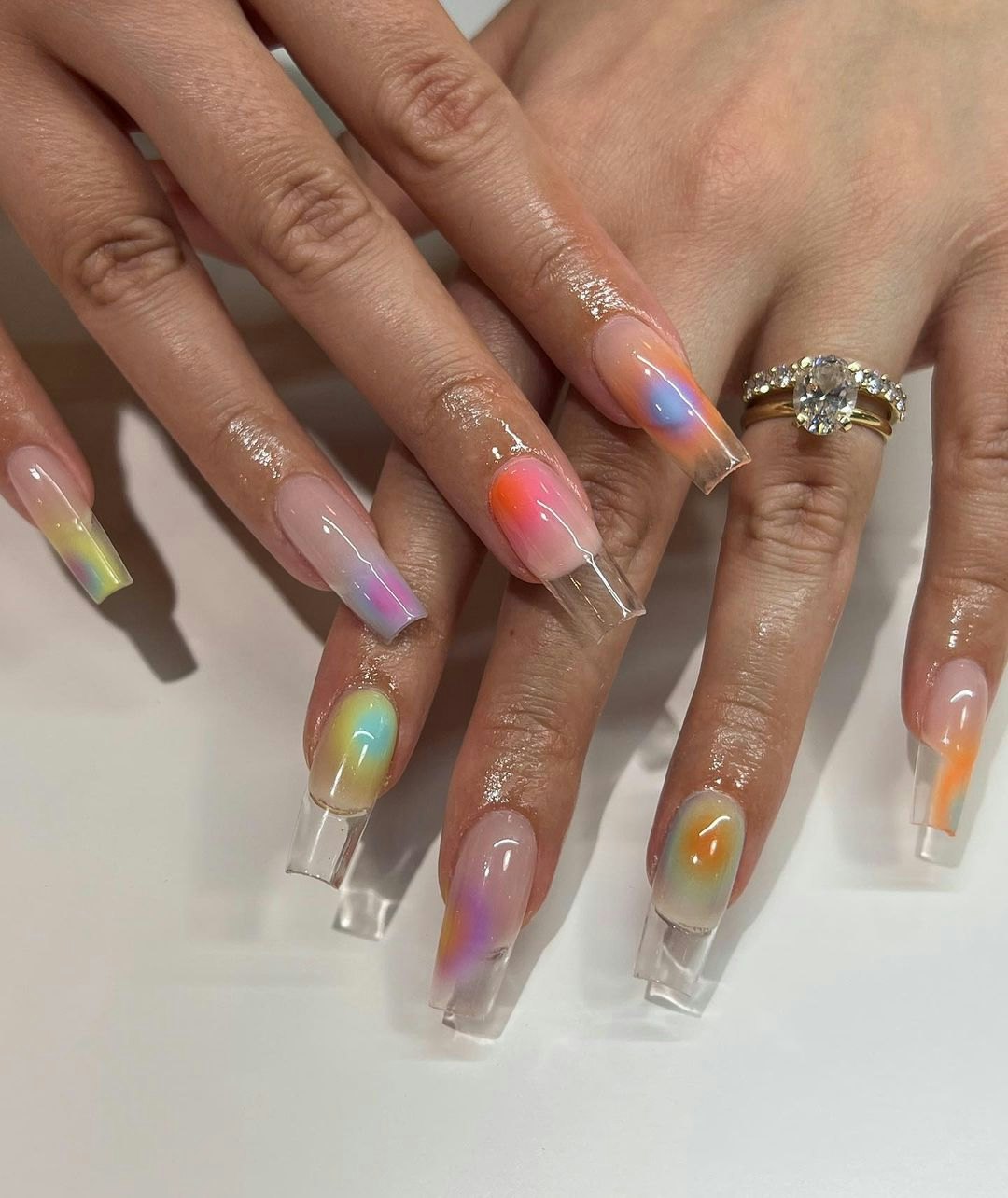 18 Clear Nail Designs, From Translucent French Tips To 3D Details