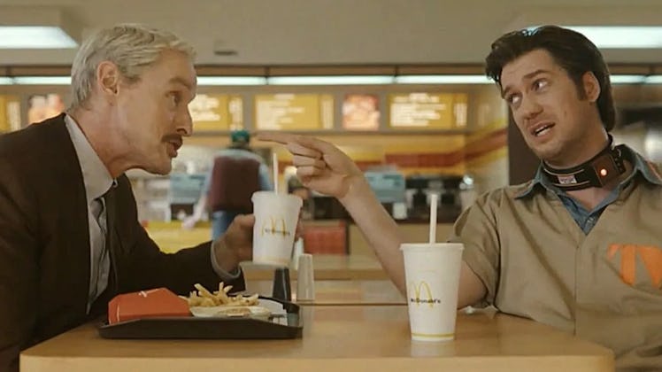 Mobius and Loki in the McDonald’s promotional clip. 