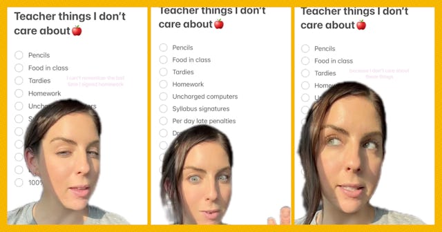 One high school teacher caused controversy after sharing some of the “teacher things” that she truly...