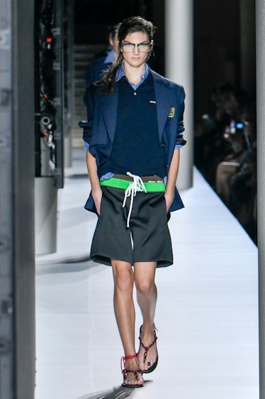 A model walks the runway at the Balenciaga Spring Summer 2015 fashion  News Photo - Getty Images