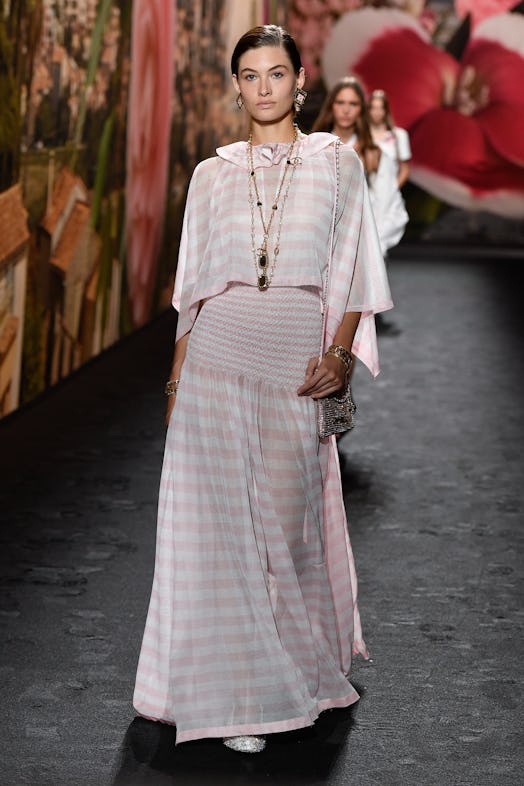 Grace Elizabeth walks the runway at Chanel Ready To Wear Spring 2024 held at Grand Palais Ephémère o...