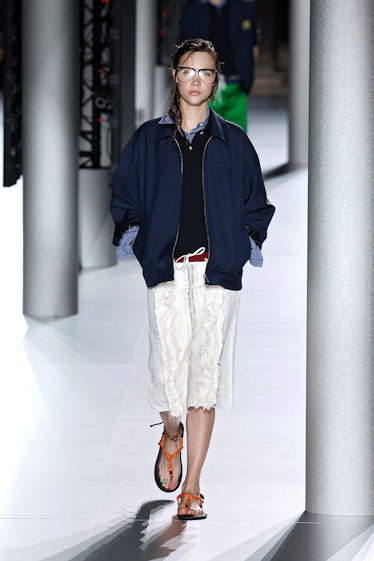 A model walks the runway at the Balenciaga Spring Summer 2015 fashion  News Photo - Getty Images