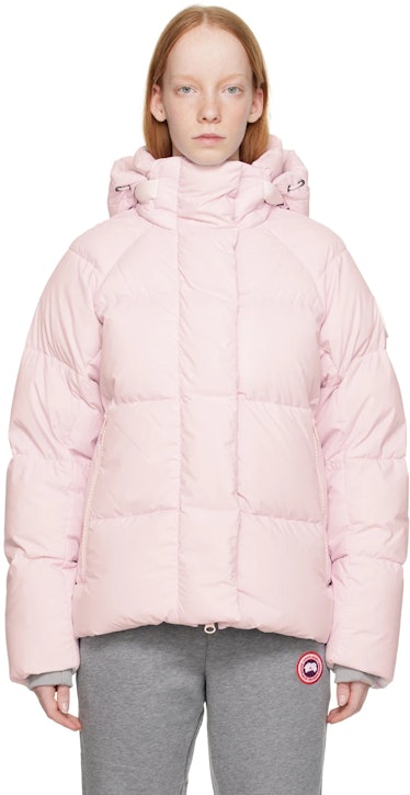 Canada Goose Pink Puffer Jacket 