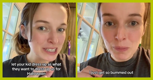 One mom went viral for begging parents to quit dressing their kids in costumes they don’t want to be...