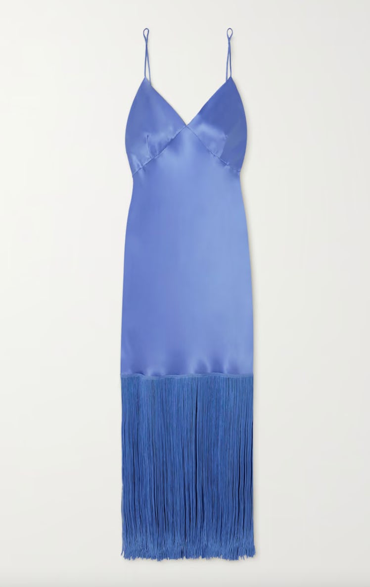 Olivia Von Hale Fringe Slip Dress