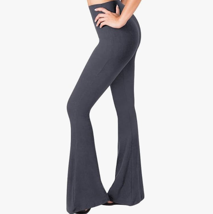 SATINA High Waisted Flare Palazzo Wide Leg Pants