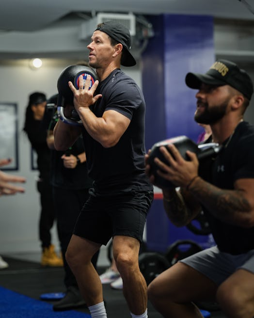 Mark Wahlberg working out at F45.