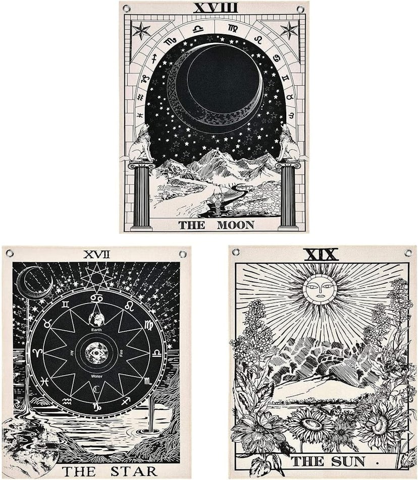 Likiyol Pack of 3 Tarot Tapestries