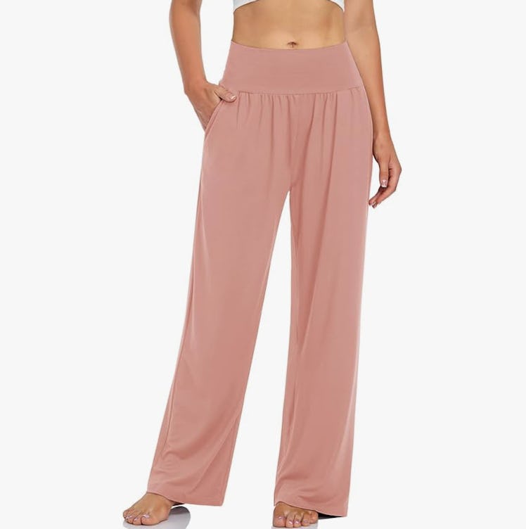 UEU Women's Casual Loose Wide Leg Cozy Pants 