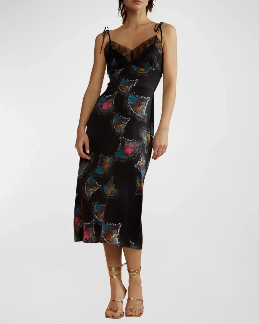 sachin and babi light blue dress 120 How to Wear a Slip Dress ideas main image 0