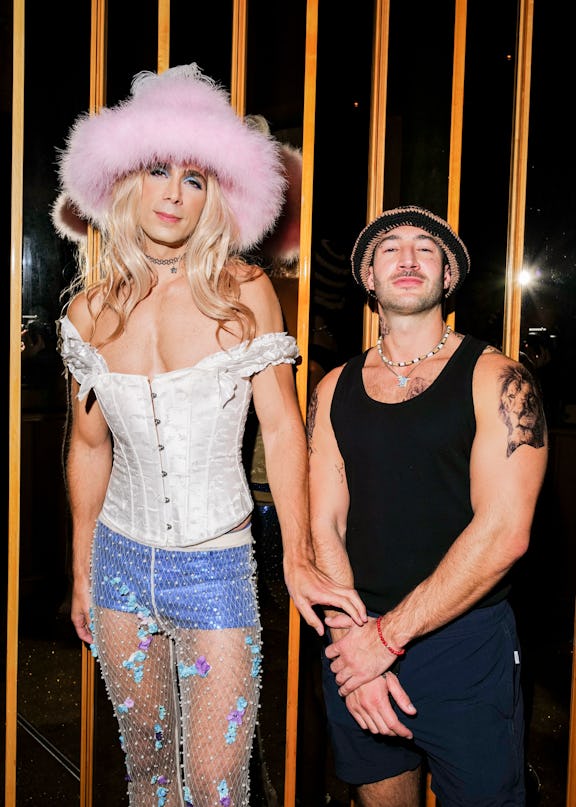 Simon Huck and Phil Riportella celebrate BOOM Halloween at BOOM atop The Standard, High Line, hosted...