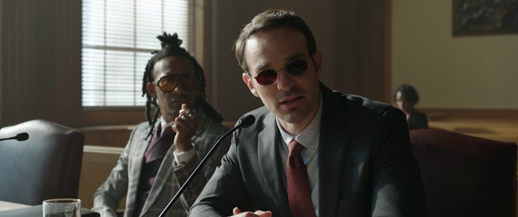 Griffin Matthews and Charlie Cox in She-Hulk: Attorney at Law