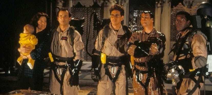 The ending of 'Ghostbusters 2.'