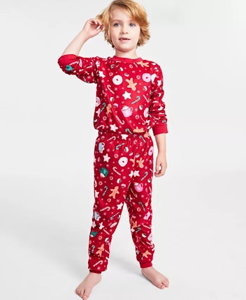 Matching Toddler, Little & Big Kids Sweets Pajamas Set