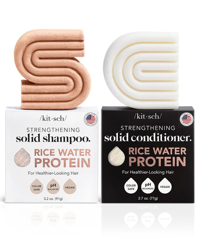  Kitsch Rice Bar Shampoo and Conditioner Bar for Hair Growth