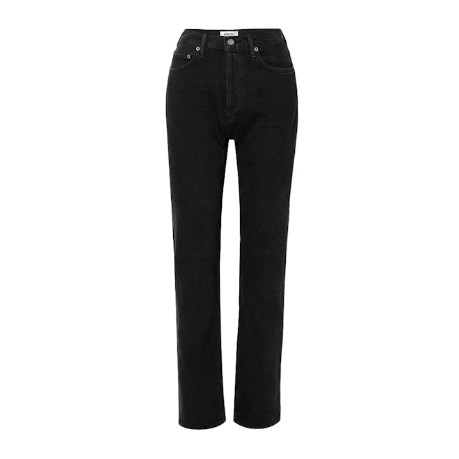 Agolde ‘90s Pinch Waist Long High-rise straight-leg jeans