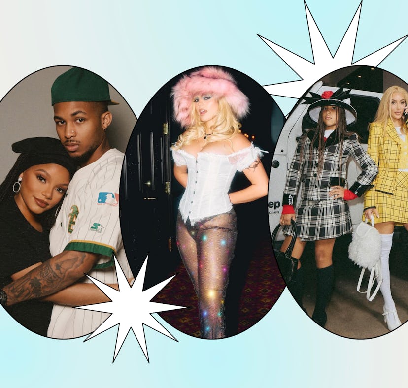 Celebrities channeled '90s icons with their 2023 Halloween costumes.