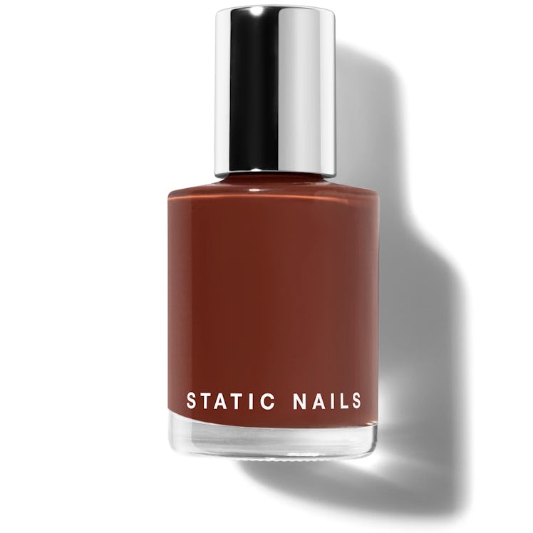 Static Nails Liquid Glass Lacquer in Bordeux