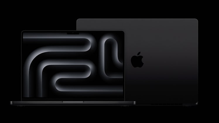 Only the M3 Pro and M3 Max MacBook Pros come in space black.
